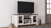 Warmstead Furniture - Ashley Furniture - Dorrinson 60" TV Stand - 60" / Two-tone - W287-68